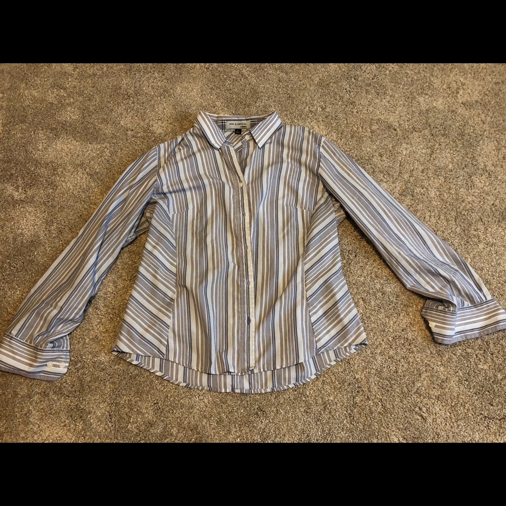 Stripped work shirt
